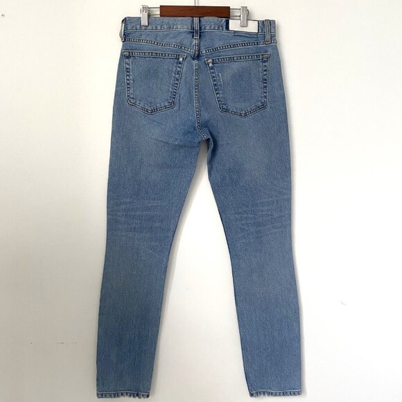 Re/Done Originals Straight Skinny Jeans Light Wash - Picture 10 of 16